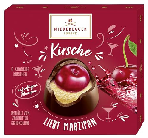 Niederegger Marzipan Pralinés 'Kirsche', 1er Pack (1 x 108 g)