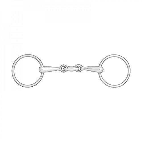 HORZE Lozenge Link Loose Ring Snaffle Bit - 13mm Width - 5 1/4