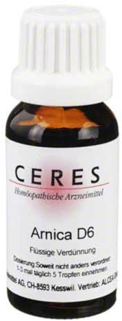 CERES Arnica D 6 Dilution 20 ml