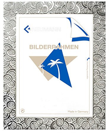 Barockrahmen Silber fein verziert 585 ARG, Leerrahmen 60x80 cm