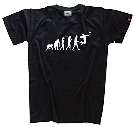 Shirtzshop T Shirt Standard Edition Faustball Evolution, Schwarz, L