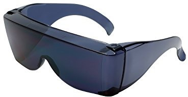 Calabria 3000 Large Square Over Safety Glasses UV Protection in Smoke
