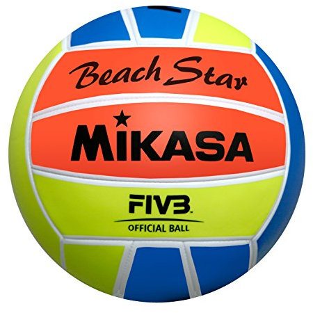 Mikasa Ball Beach Star, Neonfarben, 5, 1633