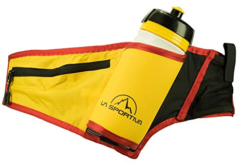 La Sportiva Trail Drink Belt, Unisex-Erwachsene Rucksack, Mehrfarbig (Black/Yellow), 24x36x45 cm (W x H L)