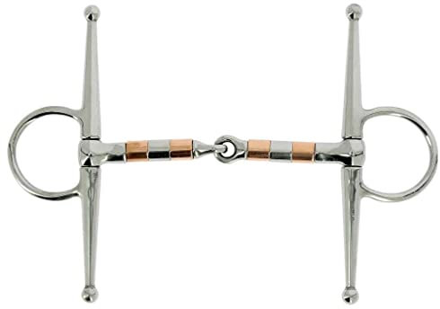 FEELING Knebeltrense mit Rollen, Breite 14,5 cm, Stärke 13 mm, Seitenteile 180 mm, massiv