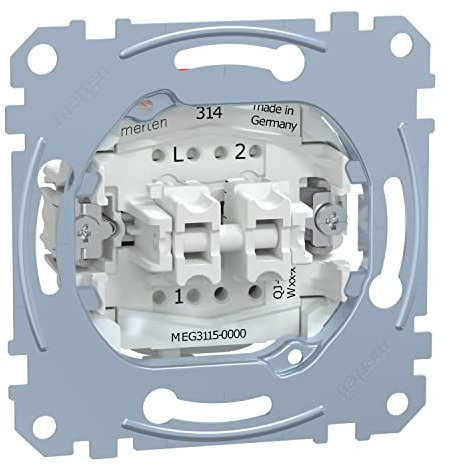 Schneider Electric Merten Serienschalter Einsatz, 1-polig, 10AX, AC, 250V, Artikelnummer MEG3115-0000