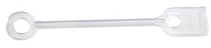 Comair 3011647 Ersatzbänder Silikon, 50er, Beutel rund/kurz hitzebeständig, 6.5 cm
