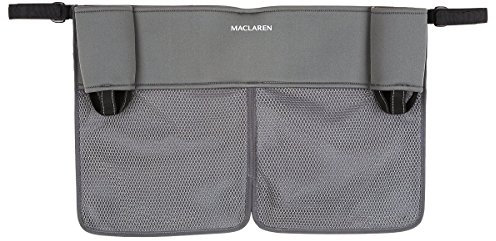 Maclaren Organiser universale Twin - Tiene a portata di mano le cose essenziali, Si fissa a tutti i passeggini Maclaren Twin e a tutte le marche di passeggini doppi con chiusura ad ombrello