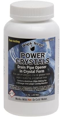 Black Swan 51999 PCDC Powder Crystal Drain Cleaner, White, 15.24 cm*10.32 cm*10.32 cm