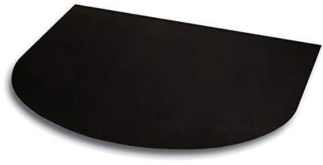 La Nordica L7118163 Kamin Glasplatte Zunge mittelgroß, schwarz