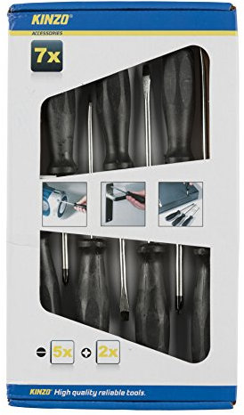 Kinzo Schraubendreher Set (7 Stück), 1 Stück, 871125249352