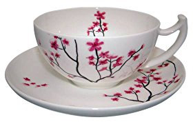 TeaLogic Bone China Tasse & Untertasse Cherry Blossom 0,18l
