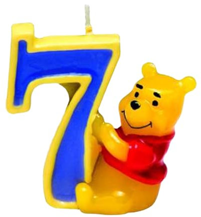 Vela Winnie the Pooh y amigos número 7