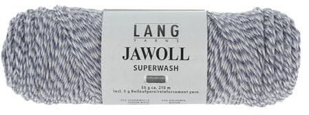 Lang Jawoll Superwash Sockenwolle Farbwahl (151 - grau blau weiß)