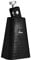 XDrum HCB-5 Cowbell - 5 Kuhglocke mit 20 cm Länge für Drums und Percussion - Glocke aus Stahl - An Schlagzeug montierbar - Schwarz
