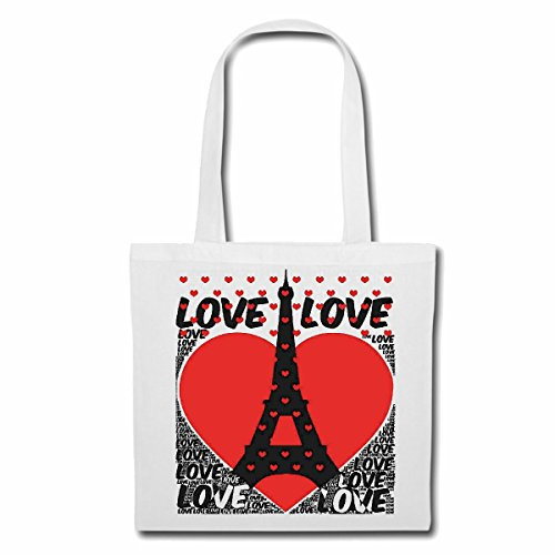 Tasche Umhängetasche I LOVE PARIS EIFFELTURM NEW YORK CITY AMERIKA CALIFORNIA USA ROUTE 66 BIKERSHIRT NY MOTORCYCLE NYC LIBERTY VEREINIGTE STAATEN BRONX BROOKLYN LOS ANGELES MANHATTAN Einkaufstasch