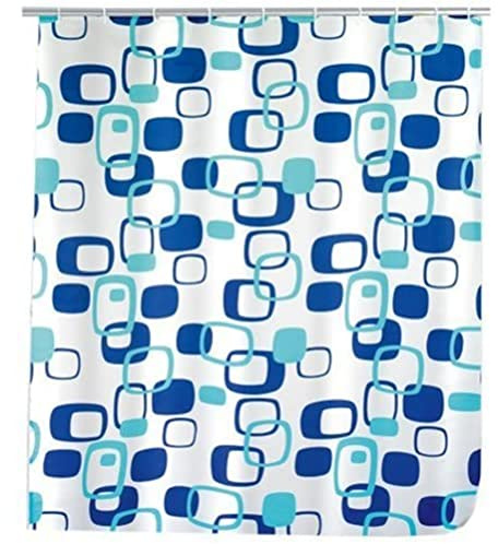 Wenko 19180100 Rideau de Douche 240 x 180 Geometrix Textile