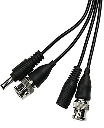 Lupus-Electronics 108152 Kombikabel für analog und HDTV Überwachungskameras, Video Stromkabel mit Steckern, Länge 10 m, Schwarz