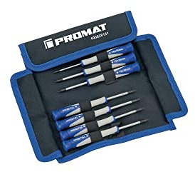 PROMAT 828151 Feinmechaniker-Schraubendrehersatz
