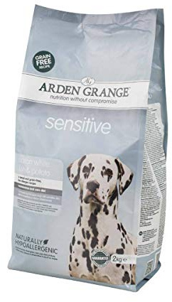 Arden Grange Adult Dog Sensitive Ocean White Fish and Potato 12kg
