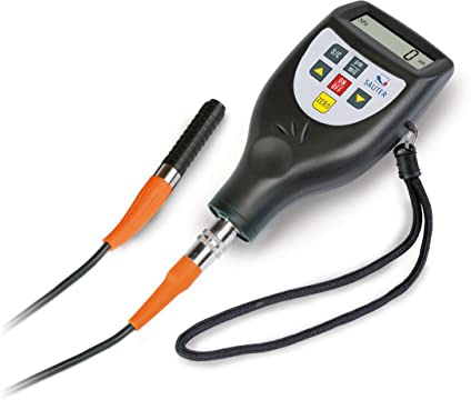 KERN & SOHN Digitales Schichtdickenmessgerät SAUTER TE 1250-0.1F (Abmessungen 131 × 65 × 28 mm, Messbereich Schichtdicke 100 µm; 1250 µm) TE 1250-0.1F