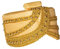 Boland 81022 - Hut Sultan Osman, gold, Orientale, Fasching, Kostümzubehör, Mottoparty, Themenparty