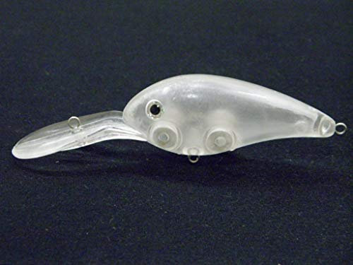 wLure UPC255P10 Angelköder, unlackiert, Minnow Crankbait Topwater Lipless Jerkbait