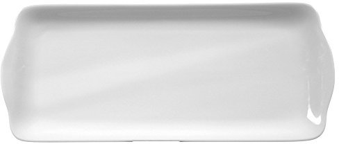Seltmann Weiden 001.467665 Compact - Kuchenplatte/Servierplatte/Platte - eckig - 35 cm - Porzellan - weiß