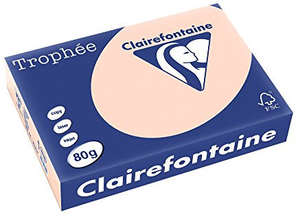 Clairefontaine - 1769-SAU Trophée - Ramette de 500 feuilles papier A4 - 80 g - Saumon