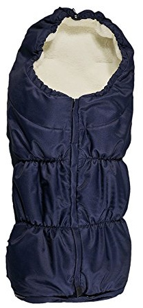 EICHHORN Kinderwagen Mumien Winterfußsack mit Teddyfutter, Marineblau