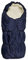 Eichhorn Kinderwagen Mumien Winterfußsack mit Teddyfutter, Marineblau