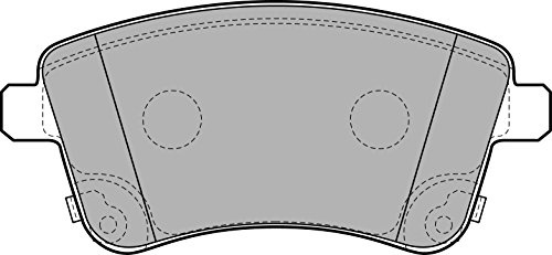 Delphi LP2203 Bremsbelag - (4-teilig) | Kompatibel mit: KIA VENGA, VENGA Hatchback Van