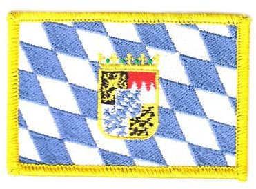Flaggen Aufnäher Patch Freistaat Bayern Wappen Fahne Flagge