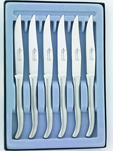 Coffret 6 couteaux table monobloc Laguiole G. David - 2899