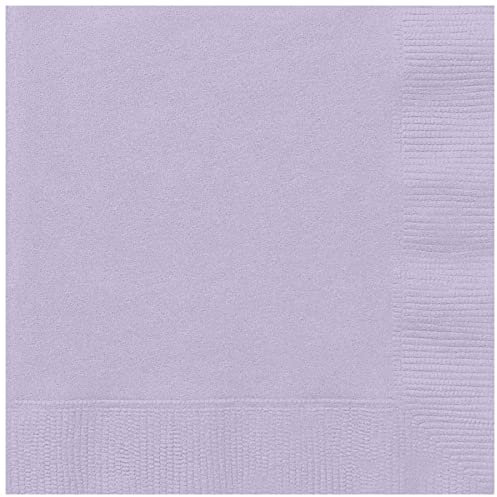 Papierservietten - 13 cm - Lavendelfarben - Packung mit 20 Stück