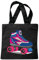 Tasche Umhängetasche Disco Roller - Skates - 80er Jahre Rollschuhe - Retro - Rollschuhlauf - Inliner Einkaufstasche Schulbeutel Turnbeutel in Schwarz