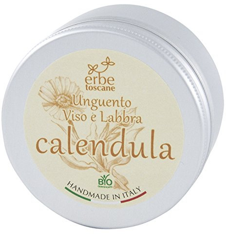 BIO RINGELBLUMENSALBE – Für Lippen und trockene Haut - reines Natur-Konzentrat – Handgefertigt in Italien (100 ML)