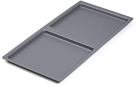 SO-TECH® Deckel für 21L eins2vier Küchen-Mülleimer Mülltrennungssystem Wertstofftrennsystem alugrau