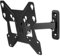 One For All TV Bracket – Swivel (90°) Wall Mount – Screen size 13-43 Inch - For All types of TVs (LED LCD Plasma) – Max Weight 30kgs – VESA 75x75 to 200x200 - Black – WM2241