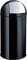helit H2401795 - Push-Abfallbehälter „the dome“ 30 L, schwarz