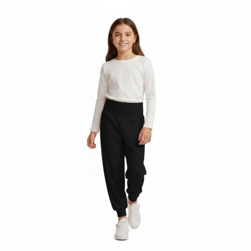 A2Z 4 Kids Girls Ali Baba Harem Trousers - Ali Baba Trouser Black 9-10