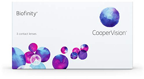 Biofinity - Lenti mensile morbide, R 8.6, D 14, 3 pezzi, Diottrie -1.75