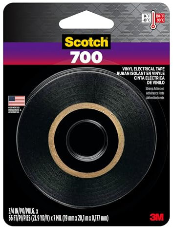 3M Scotch - Cinta aislante (1,9 cm x 20,11 m)