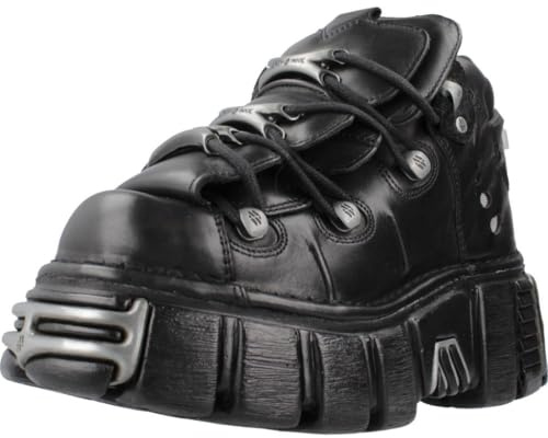 New Rock 106-s1 Women's Ankle Boots, Black, 8 US
