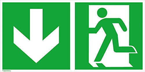 Format 4044589113603 – Rettungsz. 300 x 150 mm Fol. Notausgang