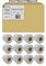 G&G Etiketten kompatibel mit Zebra 800262-125 (12x Rollen a 2.100 Etiketten) Gesamt Etiketten: 25.200 / 57x32mm