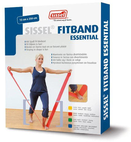 Sissel Physiotherpie Band Fit Essentials, gelb, Einheitsgröße