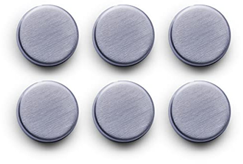Zeller 11203 Magnet-Set, 6-tlg., extra stark, Edelstahl