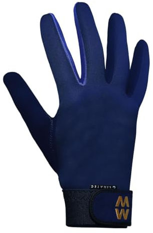 MACWET CLIMATIC LONG CUFF RIDING GLOVES (NAVY, 9)