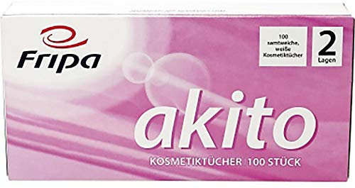 Kosmetiktücher, 2-lagig, 21x20,5cm, PG=100ST, weiß